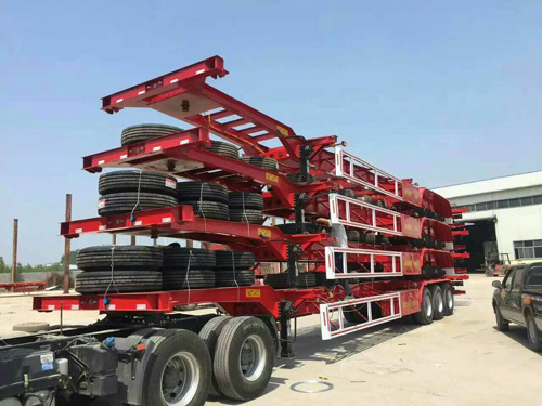 集装箱骨架半挂车